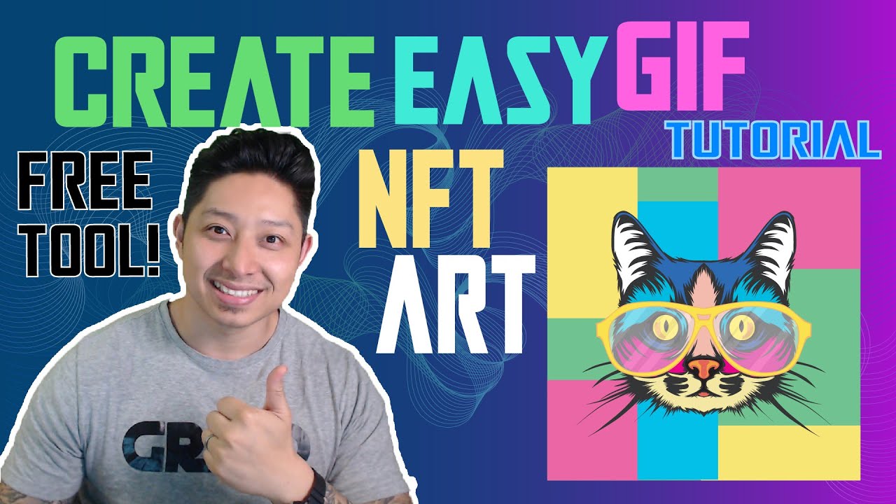 NFT ART - Create EASY FREE GIF ART with this SIMPLE ONLINE TOOL! TUTORIAL inside!