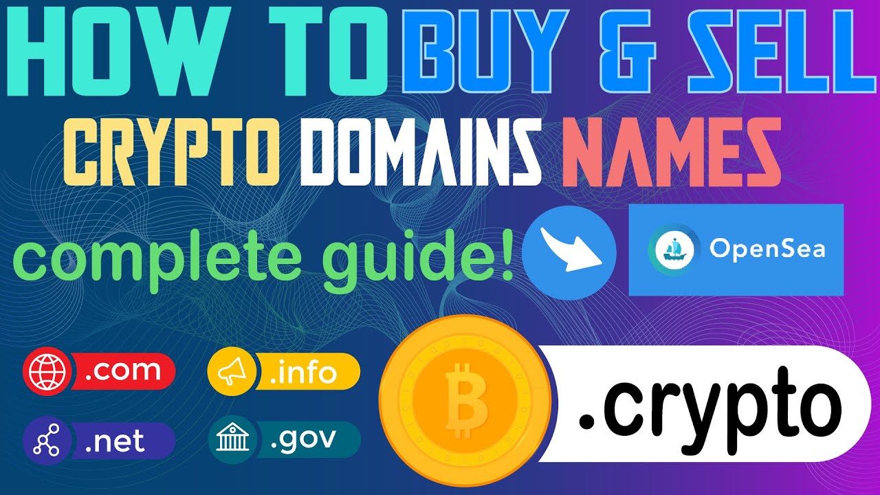 Opensea.io & Unstoppable Domains - Tutorial on how to BUY CRYPTO DOMAINS THEN SELL ON OPENSEA.IO