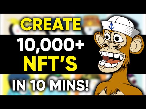 How to Create an NFT Collection (10,000+) No Coding Knowledge Needed