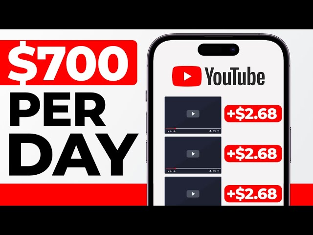 Automatic $2.68 Every Min Watching YouTube Videos (New Way)